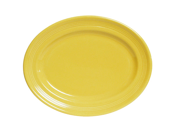 Tuxton Oval Platter Platter 11 ½"  x 8 ⅜" Concentrix Saffron_0