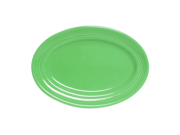 Tuxton Oval Platter Platter 9 ¾" x 6 ½" Concentrix Cilantro_0