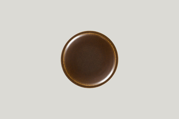 FLAT COUPE PLATE, 6.3"D, RUST_0