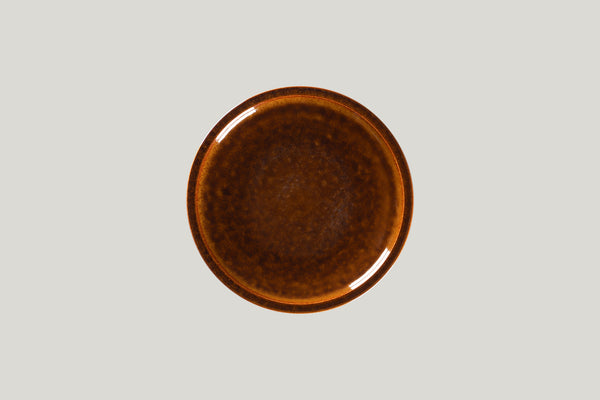 FLAT COUPE PLATE, 8.25"D, HONEY_0