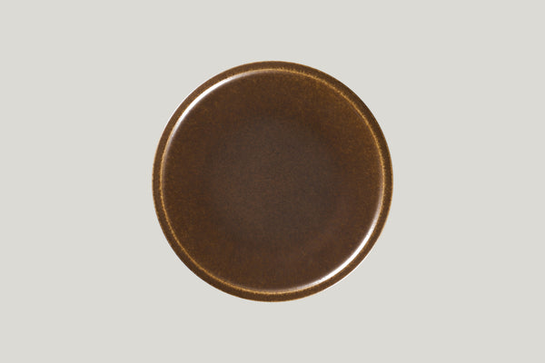 FLAT COUPE PLATE, 9.45"D, RUST_0