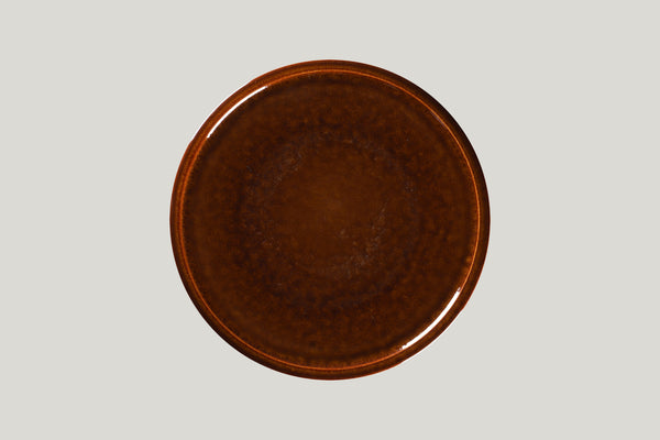 FLAT COUPE PLATE, 11"D, HONEY_0