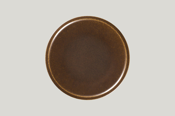 FLAT COUPE PLATE, 11"D, RUST_0