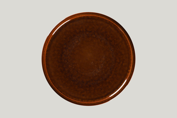 FLAT COUPE PLATE, 12.6"D, HONEY_0