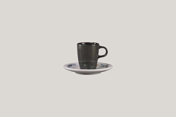 SAUCER FOR ESPRESSO CUP, 4.9"D, IVORIS - SUMMER_0