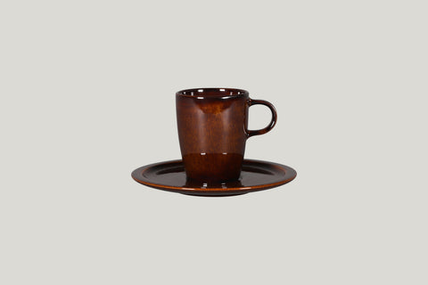 SAUCER FOR COFFEE CUP, 6.4"D, HONEY_0