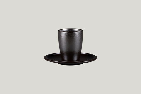 SAUCER FOR COFFEE CUP, 6.4"D, FORGE_2