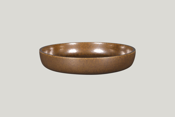 ROUND DEEP PLATE, 9.45"D, 42.45 OZ, RUST_0