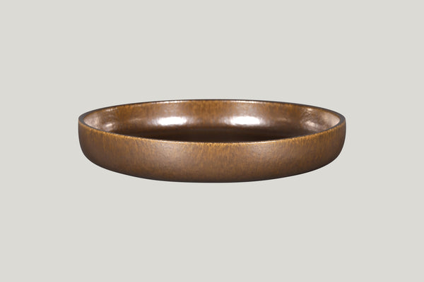 ROUND DEEP PLATE, 11"D, 58.5 OZ, RUST_0