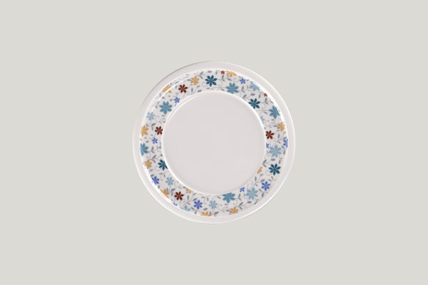 FLAT PLATE WITH RIM, 8.05"D, IVORIS - SUMMER_0