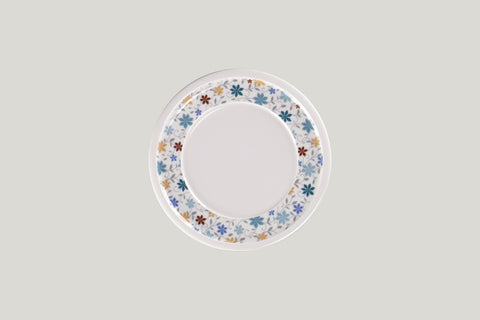 FLAT PLATE WITH RIM, 8.05"D, IVORIS_0