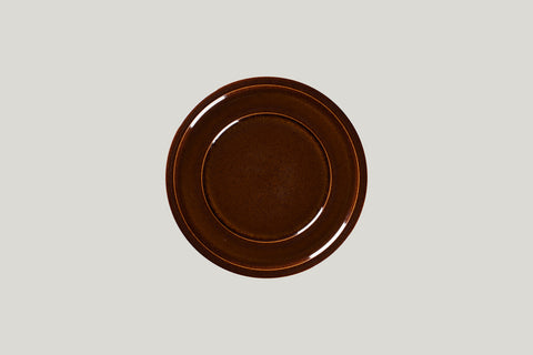 FLAT PLATE WITH RIM, 8.05"D, IVORIS_7