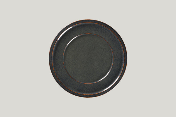 FLAT PLATE WITH RIM, 9.45"D, CALDERA_0