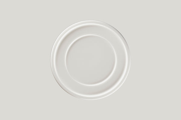 FLAT PLATE WITH RIM, 9.45"D, DUAL_0