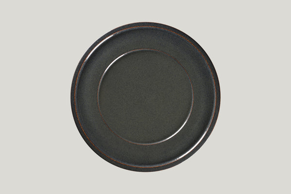 FLAT PLATE WITH RIM, 11"D, CALDERA_0