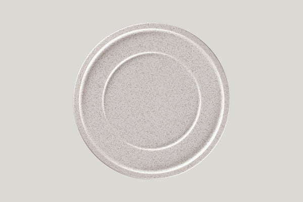 FLAT PLATE WITH RIM, 11"D, CLAY_0