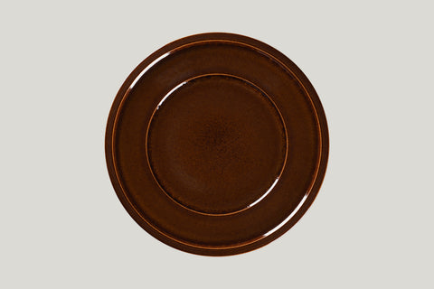 FLAT PLATE WITH RIM, 11"D, IVORIS_8