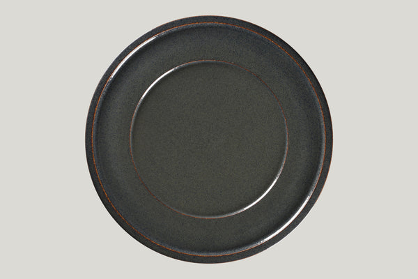 FLAT PLATE WITH RIM, 12.6"D, CALDERA_0