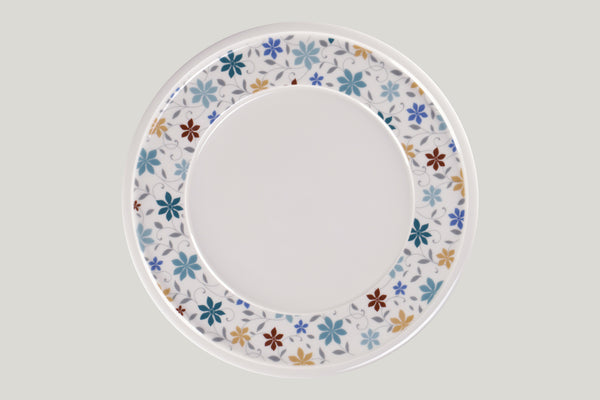 FLAT PLATE WITH RIM, 12.6"D, IVORIS - SUMMER_0