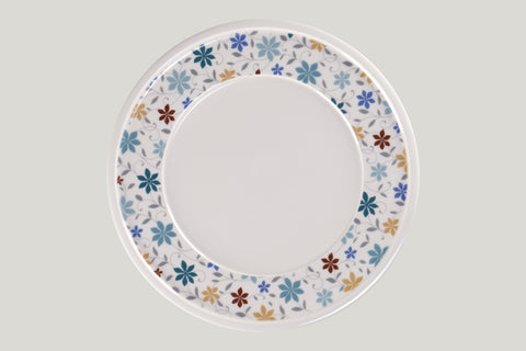 FLAT PLATE WITH RIM, 12.6"D, IVORIS_0