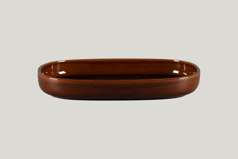 EASE HONEY OVAL DEEP PLATE 33 CM_0