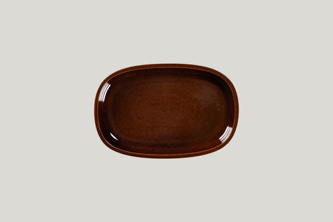 OVAL DEEP PLATE, 8.85"L, 5.9"W, HONEY_1