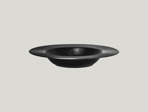 DEEP PLATE, 12.2"D, 1.95"H, BLACK_1