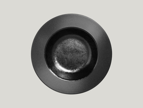 DEEP PLATE, 12.2"D, 1.95"H, BLACK_0