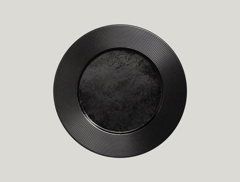 FLAT PLATE, 12.2"D, BLACK_0