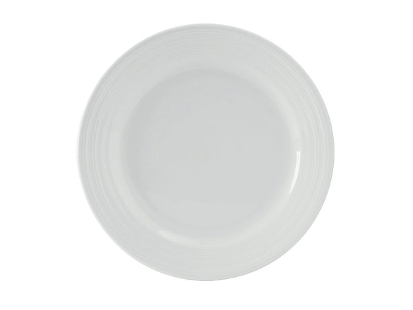 Tuxton Plate Plate 9" Pacifica Porcelain White Embossed_0