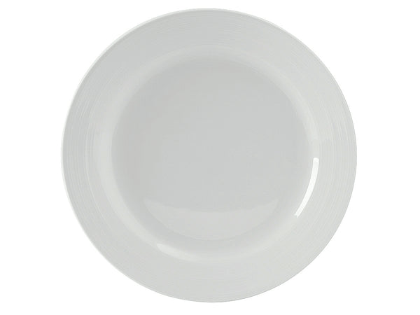 Tuxton Plate Plate 11 ¾" Pacifica Porcelain White Embossed_0