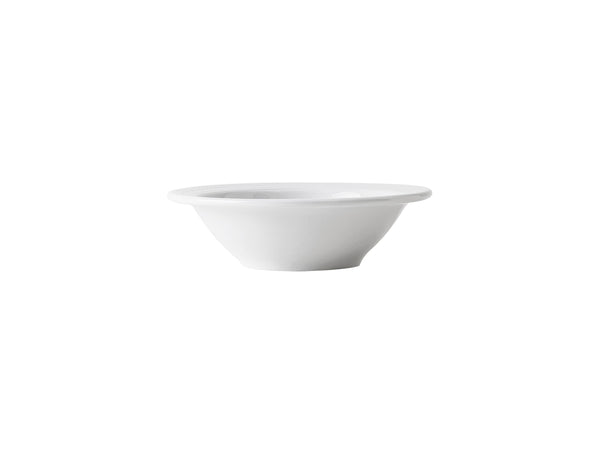 Tuxton Fruit Bowl 5 ¾ oz Pacifica Porcelain White Embossed Narrow Rim