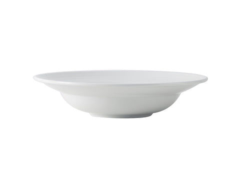 Tuxton Pasta Bowl Salad & Pasta Bowls 10  ⅞” x 2 ⅜” Pacifica Porcelain White Embossed_0