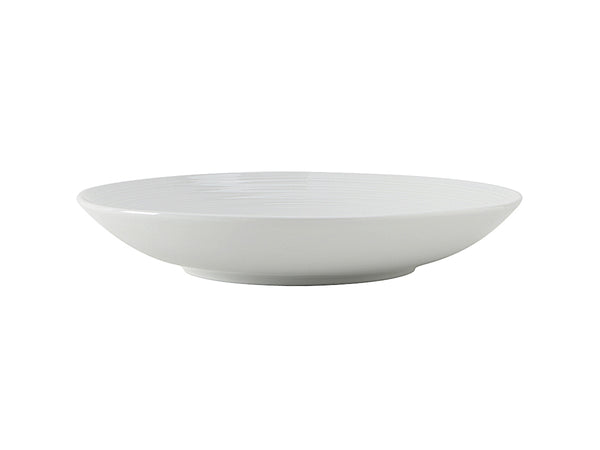 Tuxton Pasta Bowl 53 oz 11 ⅜” Pacifica Porcelain White Embossed