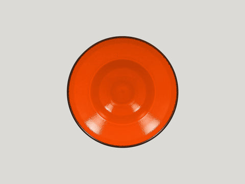 EXTRA DEEP ROUND PLATE, 9.05"D, 10.8 OZ, ORANGE_1