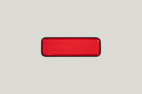 RECTANGULAR FLAT PLATE, 9.45"L, 3.15"W, RED FIRE_1