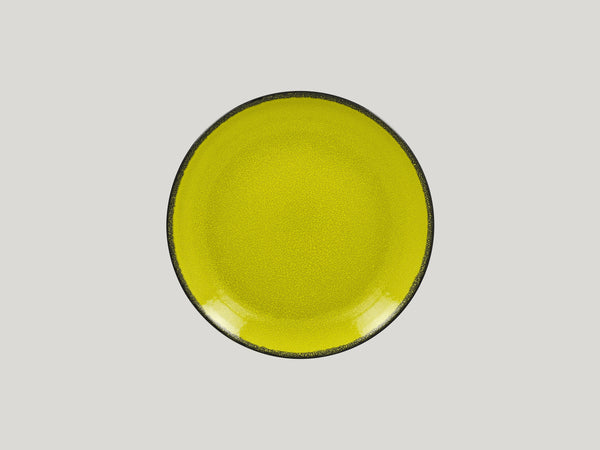 FLAT COUPE PLATE, 9.45"D, GREEN_0