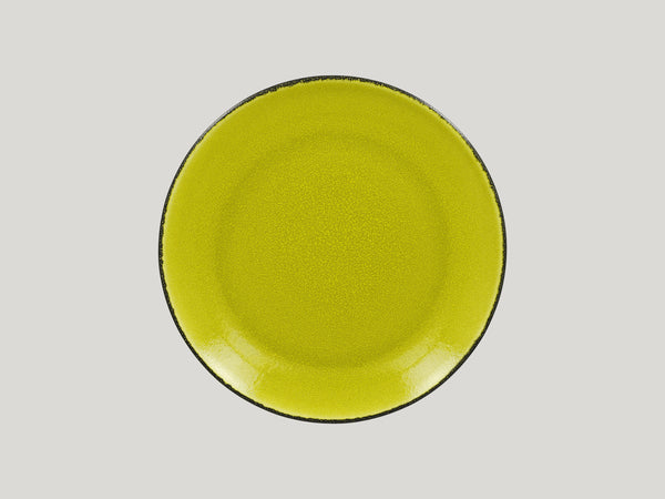 FLAT COUPE PLATE, 10.65"D, GREEN_0