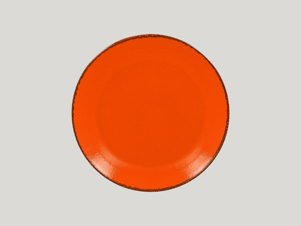 FLAT COUPE PLATE, 10.65"D, ORANGE_0