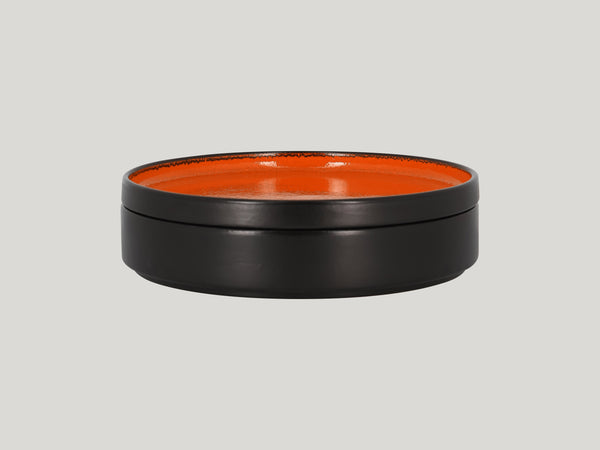 RIMLESS FLAT PLATE / LID FOR FRNODP23OR, 9.05"D, ORANGE_0