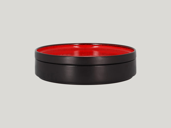 RIMLESS FLAT PLATE / LID FOR FRNODP23RD, 9.05"D, RED_0