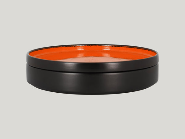 RIMLESS FLAT PLATE / LID FOR FRNODP27OR, 10.65"D, ORANGE_0