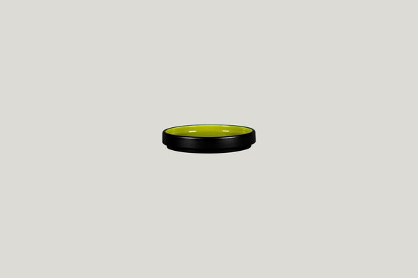 FLAT RIMLESS PLATE/LID, 4.7"D FOR FRNOBW12GR, GREEN_0