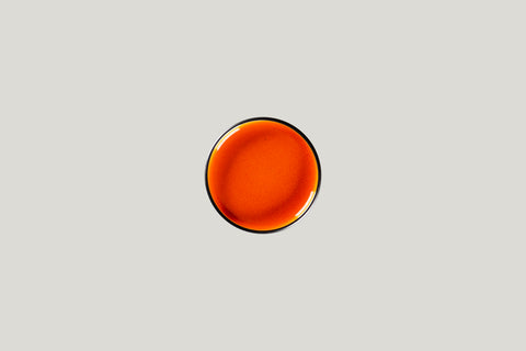 FLAT RIMLESS PLATE/LID, 4.7"D FOR FRNOBW12OR, ORANGE_1