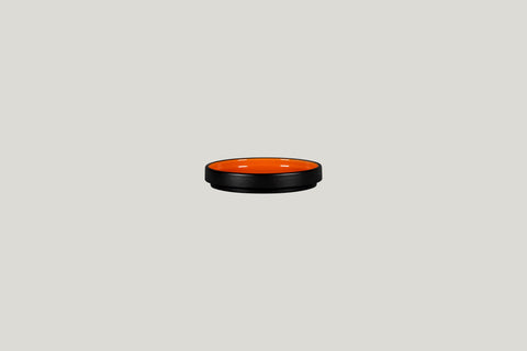 FLAT RIMLESS PLATE/LID, 4.7"D FOR FRNOBW12OR, ORANGE_0