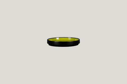 FLAT RIMLESS PLATE/LID, 5.5"D FOR FRNOBW14GR, GREEN_0