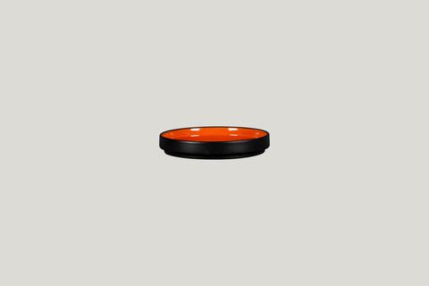 FLAT RIMLESS PLATE/LID, 5.5"D FOR FRNOBW14OR, ORANGE_0