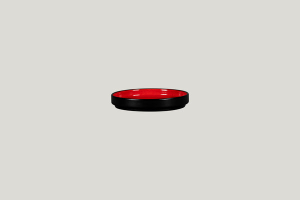 FLAT RIMLESS PLATE/LID, 5.5"D FOR FRNOBW14RD, RED_0