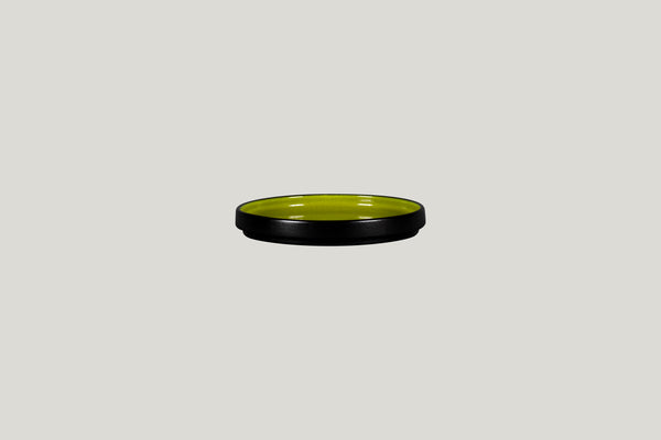 FLAT RIMLESS PLATE/LID, 6.3"D FOR FRNOBW16GR, GREEN_0