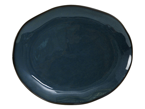 Tuxton Platter 13 ¼" x 11" Artisan Night Sky